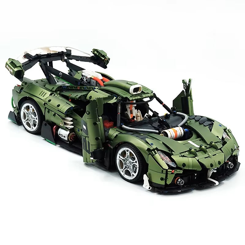 10628 1:8 High-Tech Speed Champion RC Racing Building Blocks Assembly Supercar Bricks Model Toys Boys Christmas Gifts Sets