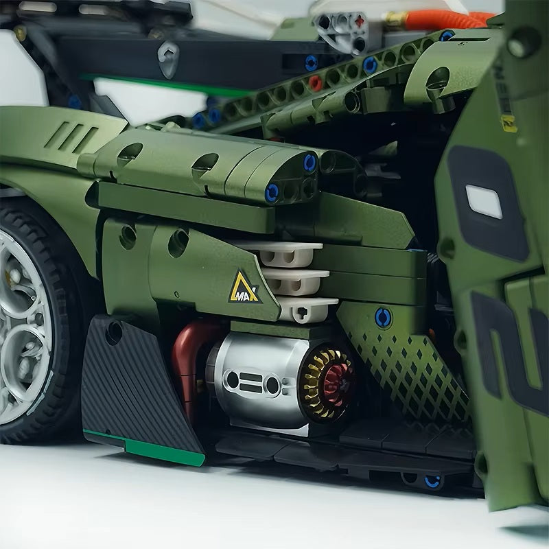 10628 1:8 High-Tech Speed Champion RC Racing Building Blocks Assembly Supercar Bricks Model Toys Boys Christmas Gifts Sets