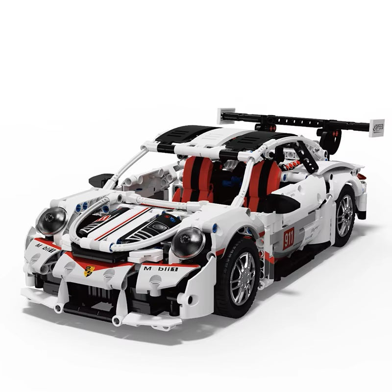 TGL T2008 T2009 Static Sports Car High Difficulty Building Block Assembly Model Holiday Gift