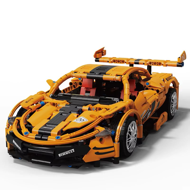 TGL T2008 T2009 Static Sports Car High Difficulty Building Block Assembly Model Holiday Gift