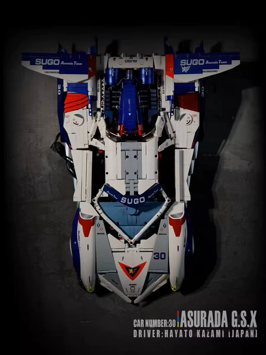 Technical Future Formula Super Sports Car Model Building Blocks Bricks DIY Puzzle Toys Birthday Christmas Gifts MOC-7001
