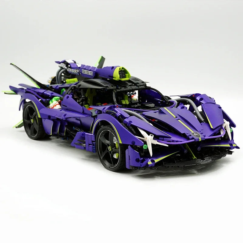 10614 Technical MOC ApolloS Evo Super Hypercar Model Building Blocks Bricks Puzzle Toy Christmas Birthday Gifts for Kids