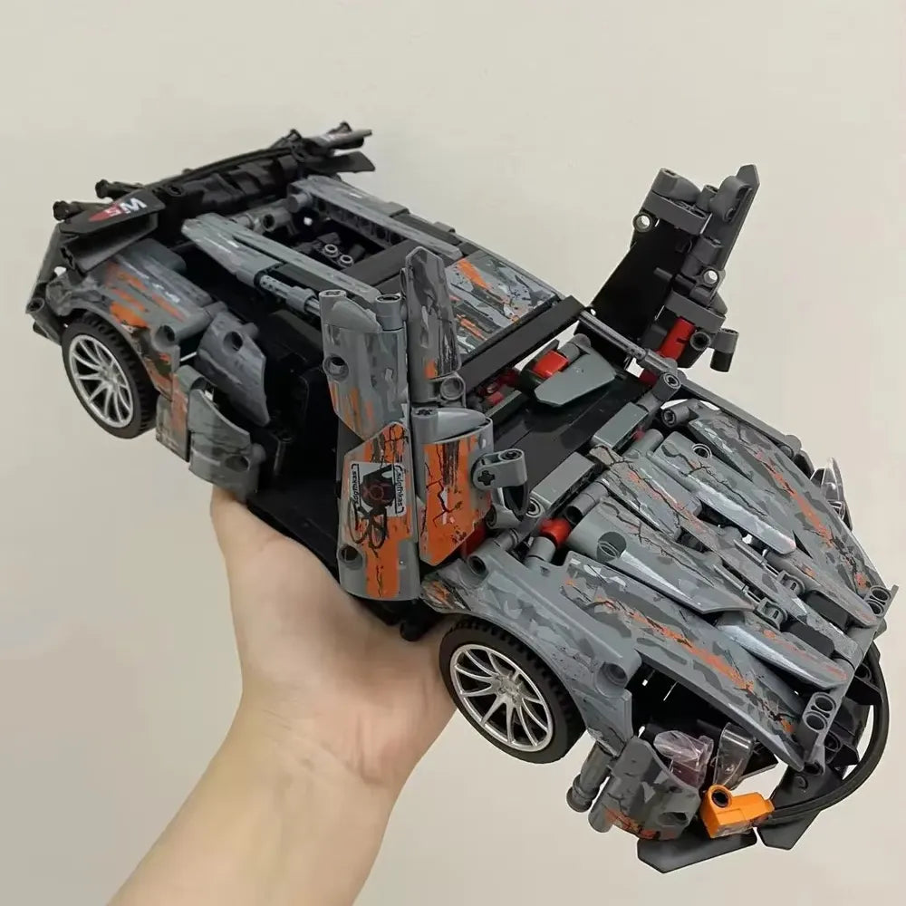 2025 New Technical McLarens Supercar Race Car Model Building Kit Decor Assemble Block Bricks Toys for Kids Birthday Gift