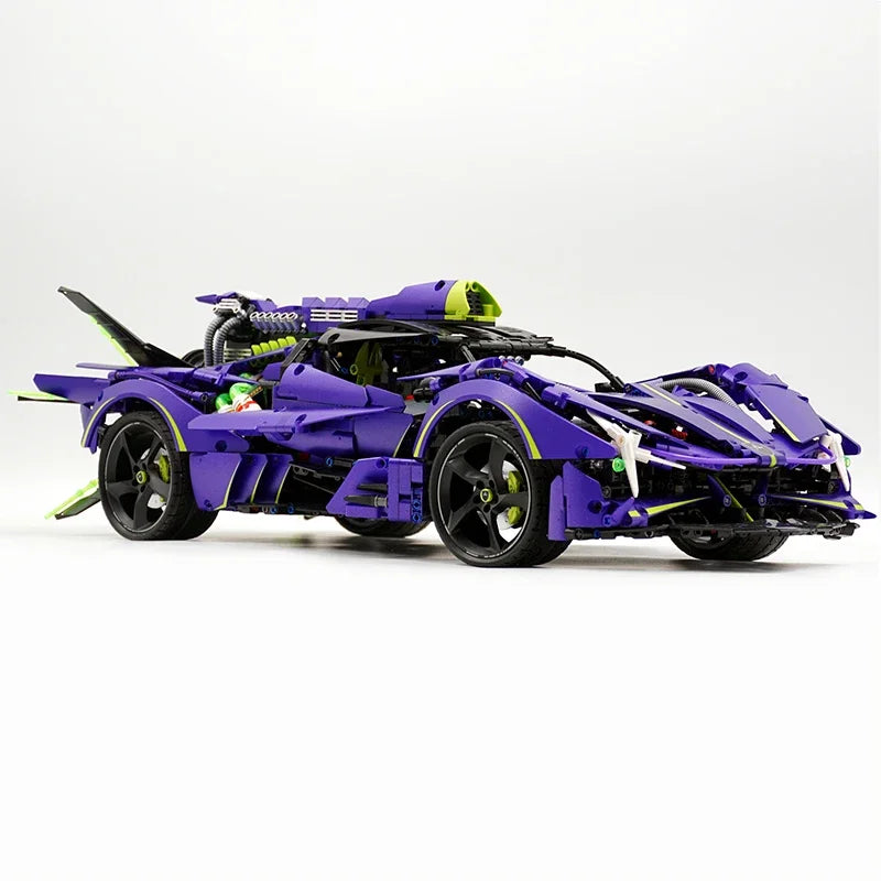 10614 Technical MOC ApolloS Evo Super Hypercar Model Building Blocks Bricks Puzzle Toy Christmas Birthday Gifts for Kids