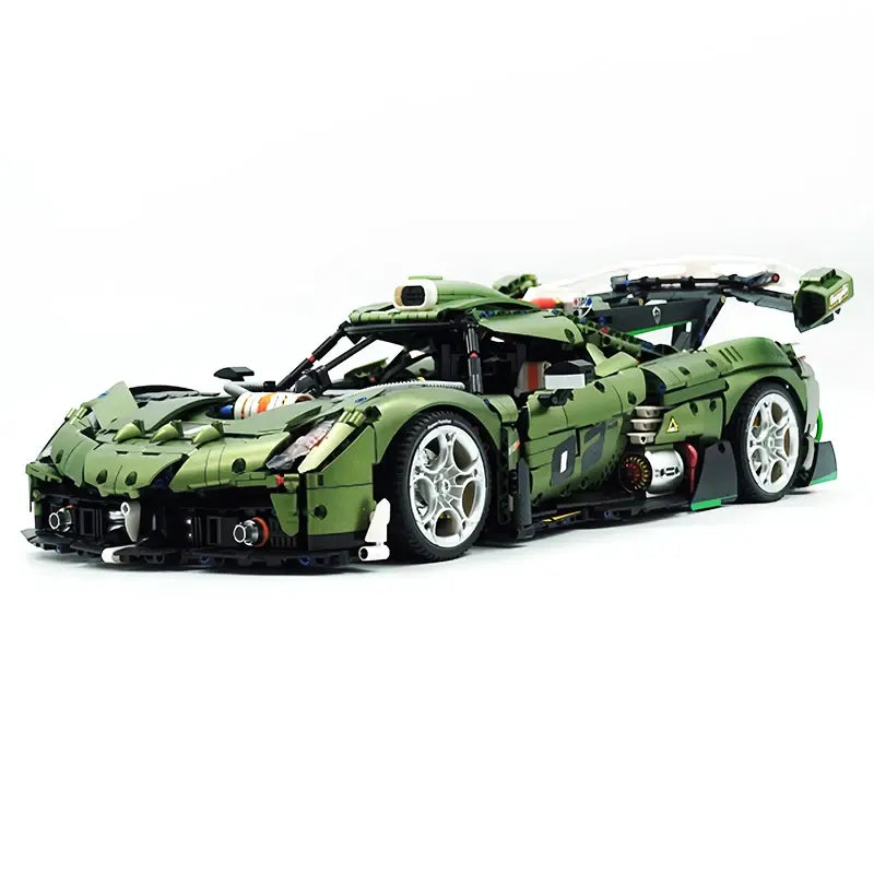 10628 1:8 High-Tech Speed Champion RC Racing Building Blocks Assembly Supercar Bricks Model Toys Boys Christmas Gifts Sets