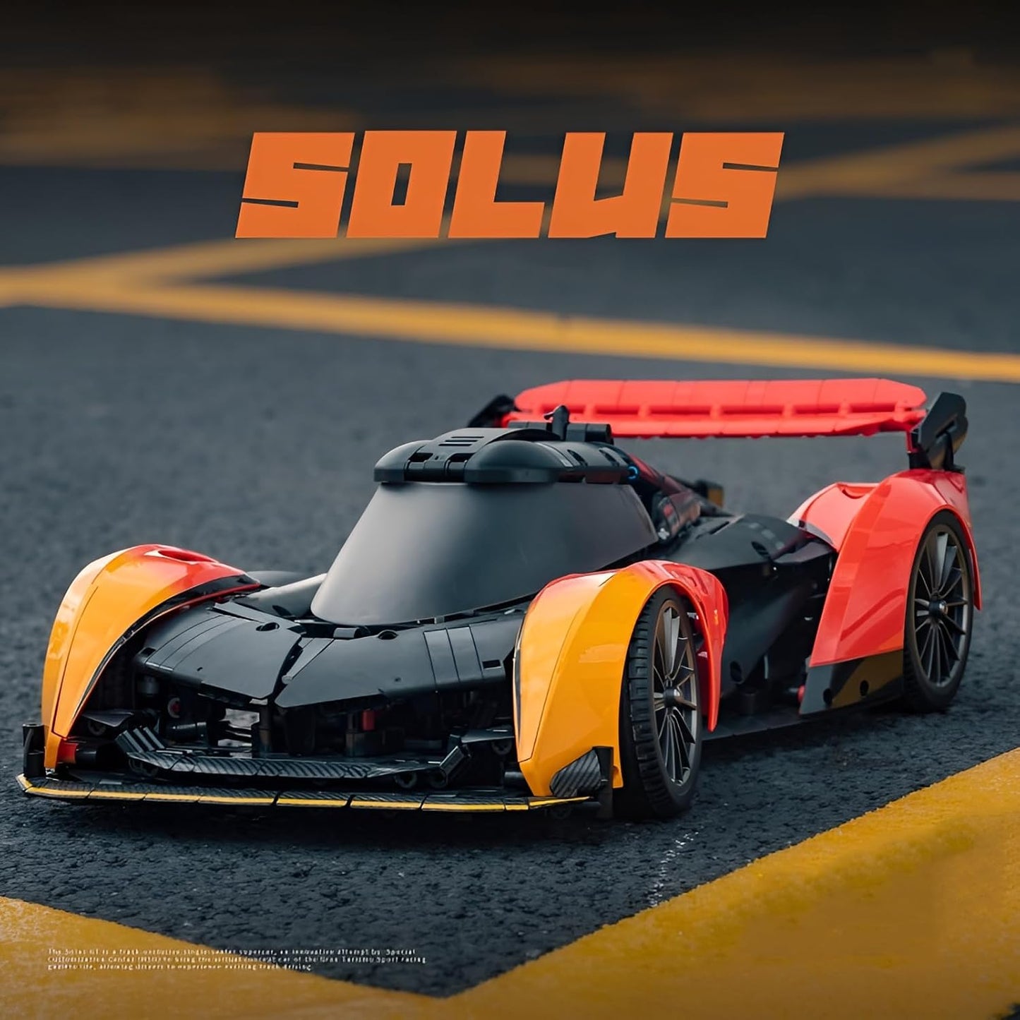 SOLUS GT Technology Supercar Static Version High Difficulty Building Block Assembly Model Holiday Gift EIKEE Y10000