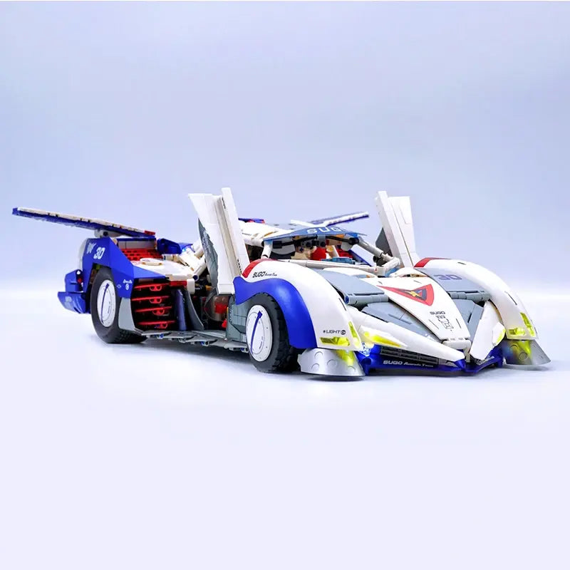 Technical Future Formula Super Sports Car Model Building Blocks Bricks DIY Puzzle Toys Birthday Christmas Gifts MOC-7001