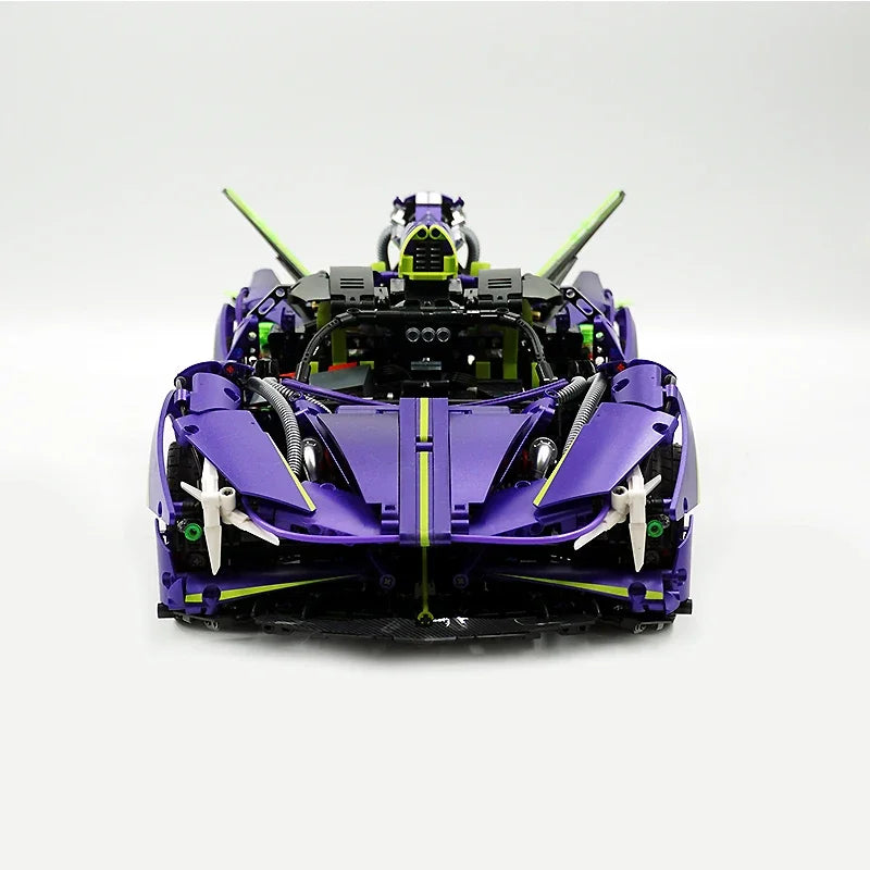 10614 Technical MOC ApolloS Evo Super Hypercar Model Building Blocks Bricks Puzzle Toy Christmas Birthday Gifts for Kids