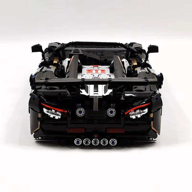 10625 1:8 MOC Sport Racing CAR Model 720S With Motor Building Blocks Bricks Assembly Toys for Children Christmas Gifts