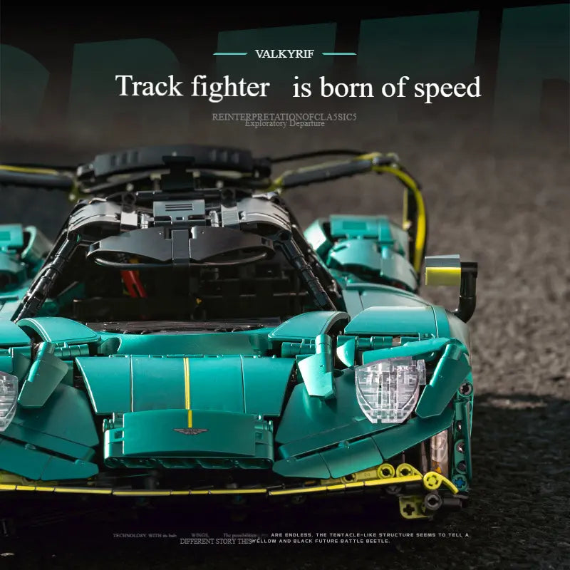 Valkyrie Technology Supercar Static Version High Difficulty Building Block Assembly Model Holiday Gift EIKEE Y18006