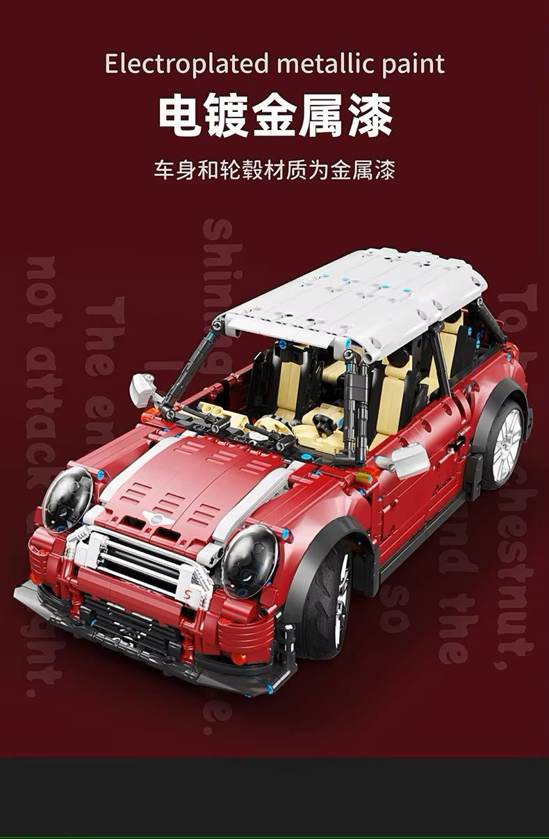 TGL T5025 Technology MINI Sedan Static Version High Difficulty Building Block Assembly Model Holiday Gift MOC