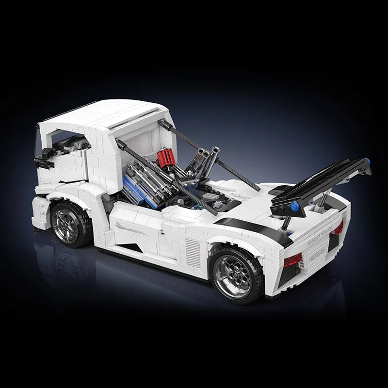 MOULD KING 10036 Knight Truck Building Blocks for Boy Building Blocks MOC Assembly Bricks 1604 Bricks