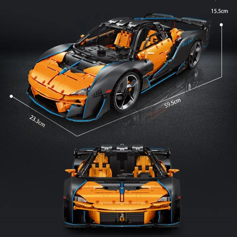 SABRE P1 Technology Supercar Static Version High Difficulty Building Block Assembly Model Holiday Gift EIKEE Y18001