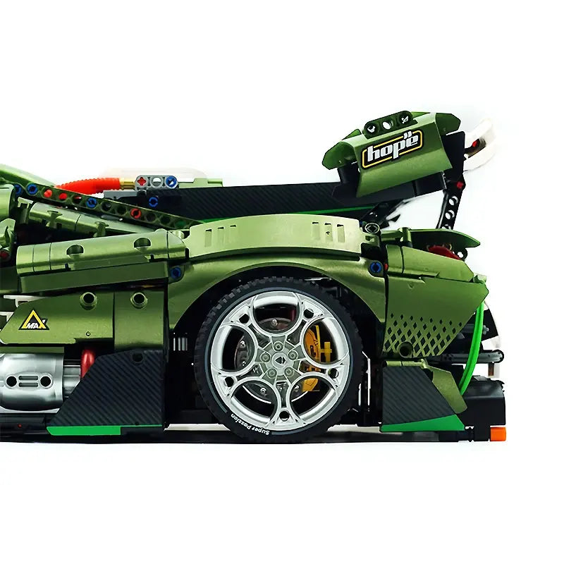 10628 1:8 High-Tech Speed Champion RC Racing Building Blocks Assembly Supercar Bricks Model Toys Boys Christmas Gifts Sets
