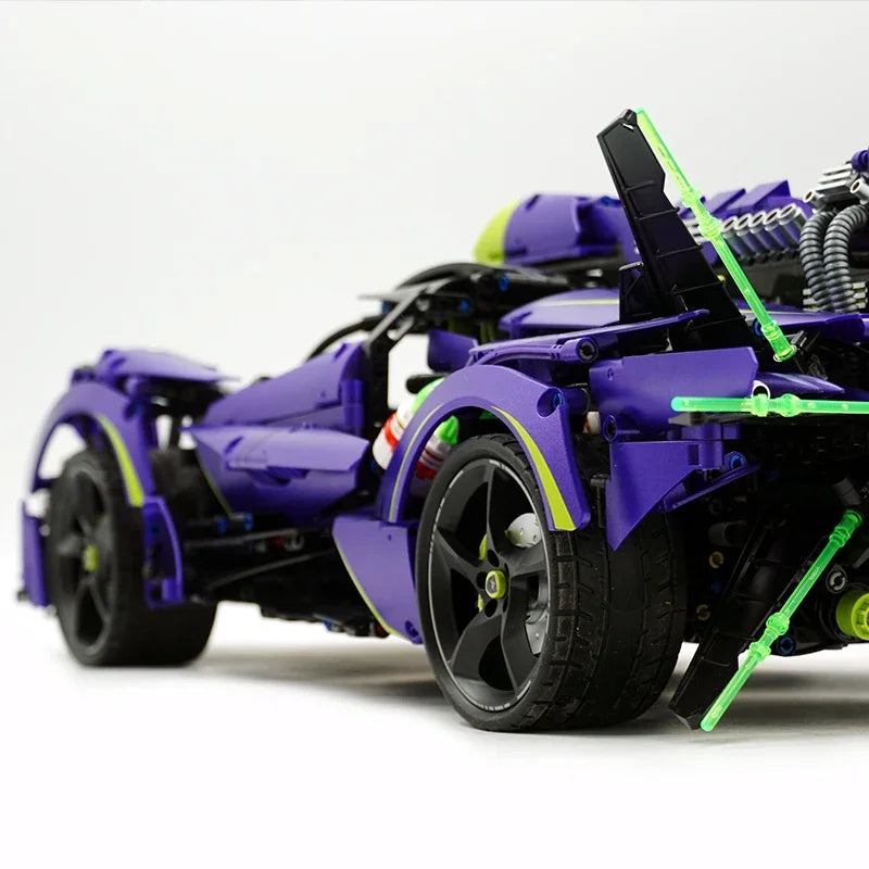 10614 Technical MOC ApolloS Evo Super Hypercar Model Building Blocks Bricks Puzzle Toy Christmas Birthday Gifts for Kids