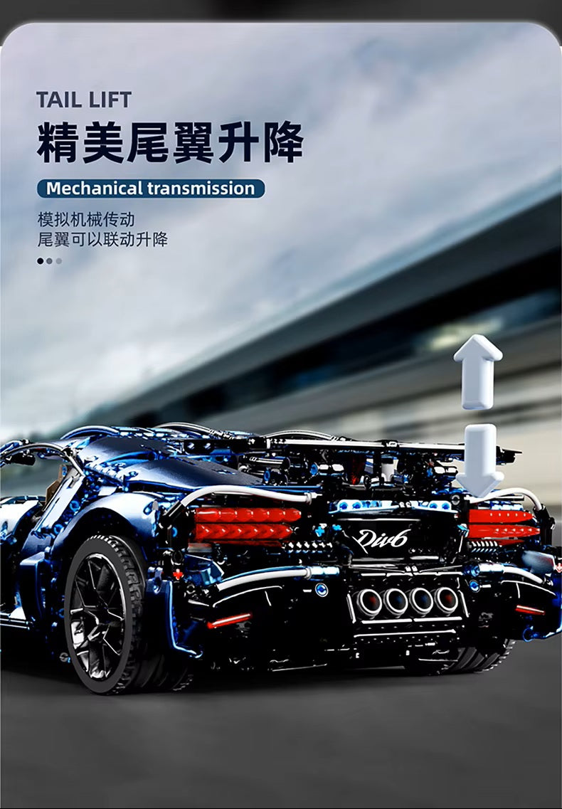 TGL T5004 T5004A Technology Sports Car Static Version High Difficulty Building Block Assembly Model Holiday Gift MOC