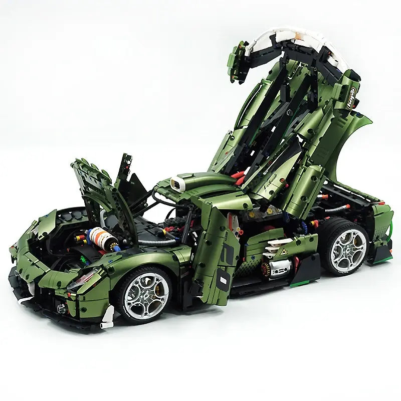 10628 1:8 High-Tech Speed Champion RC Racing Building Blocks Assembly Supercar Bricks Model Toys Boys Christmas Gifts Sets