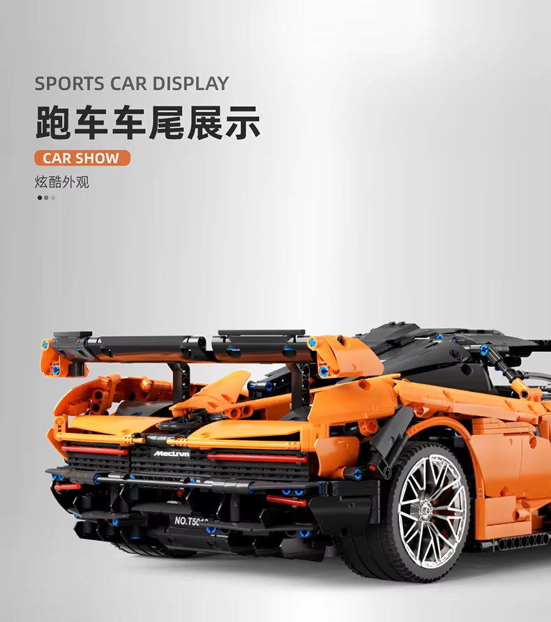 TGL T5013B Technology Senna Sports Car Static Version High Difficulty Building Block Assembly Model Holiday Gift MOC