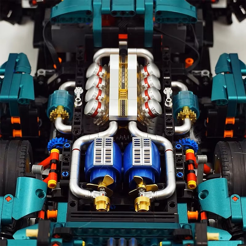 10621 High-Tech Super Sports Vechiel Hypercar Model Building Blocks Brick Assembly Puzzle DIY Toys Christmas Gifts Kids