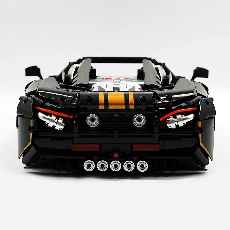 10625 1:8 MOC Sport Racing CAR Model 720S With Motor Building Blocks Bricks Assembly Toys for Children Christmas Gifts