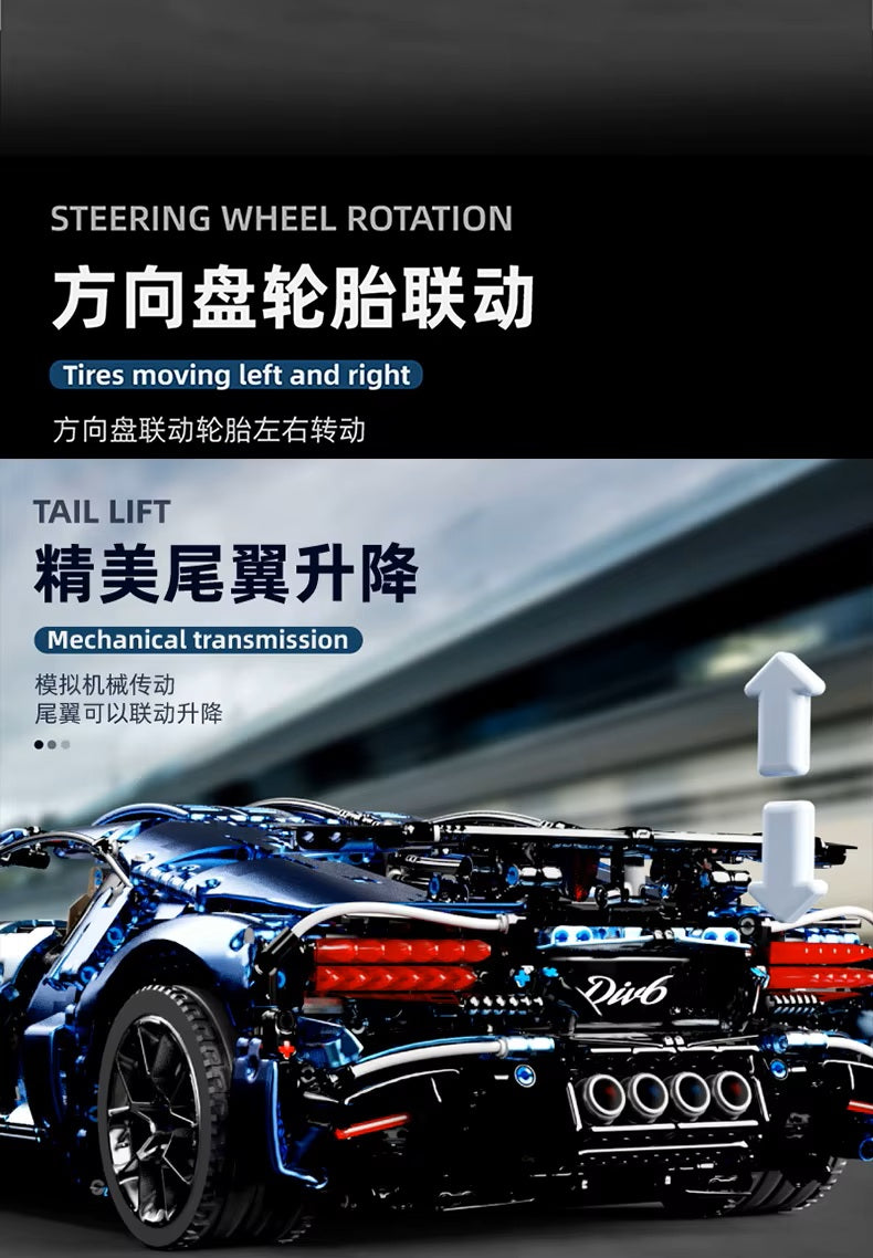 TGL T5004 T5004A Technology Sports Car Static Version High Difficulty Building Block Assembly Model Holiday Gift MOC