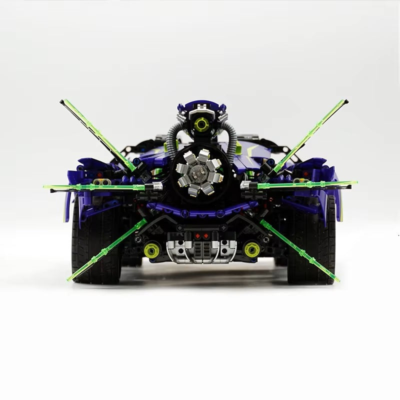 10614 Technical MOC ApolloS Evo Super Hypercar Model Building Blocks Bricks Puzzle Toy Christmas Birthday Gifts for Kids
