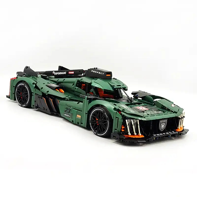 10616 Super Sports Car 9X8 Model Technical Car 1:8 Model City Racing Series DIY Toys Building Blocks Christmas Gift for Boy