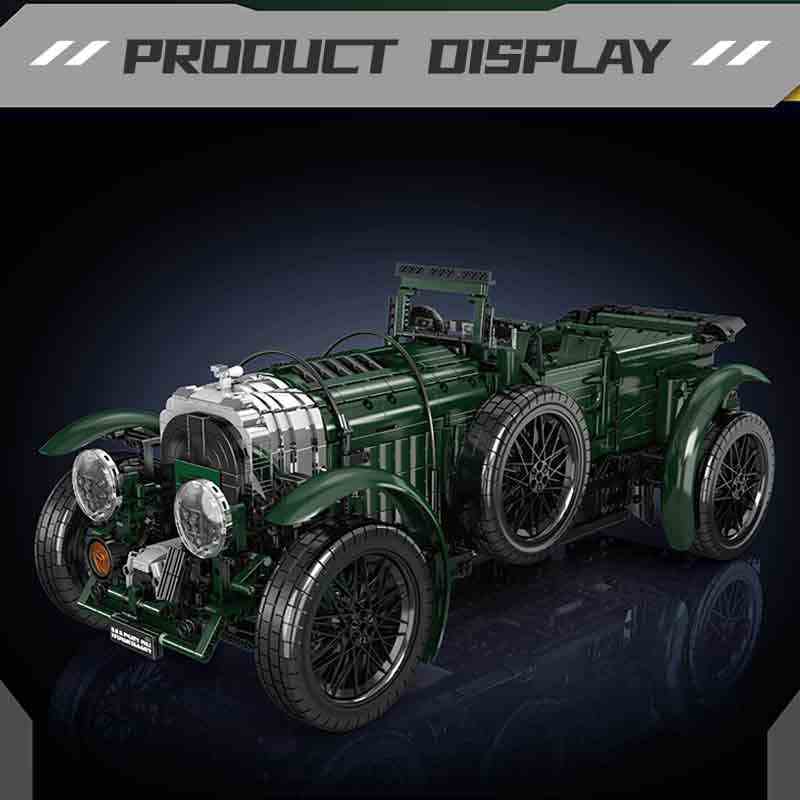 Mould King 3918 Pieces 13191 Technical Car Building Block the Remote Control Blower Vintage Car Set Assembly Brick Toys Kids Christmas Gift