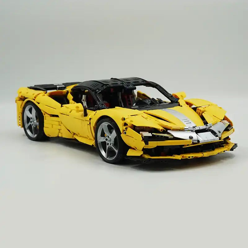 The SF90 Limited Red Super Sport Car Building Blocks Speed Racing Vehicle Brick Assembly Education Toy Boys Adult Christmas Gift