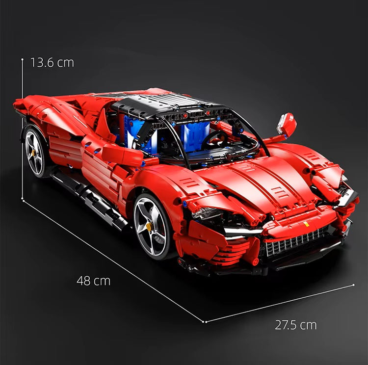 TGL T5032 Technology SP3 Sports Car Static Version High Difficulty Building Block Assembly Model Holiday Gift MOC