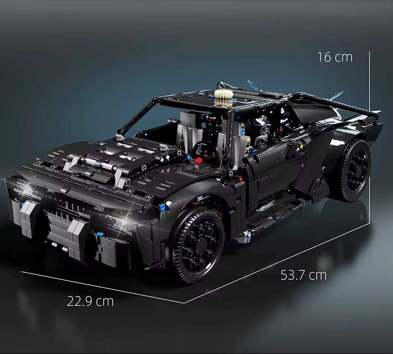 TGL T5029 Technology Batmobile Static Version High Difficulty Building Block Assembly Model Holiday Gift MOC