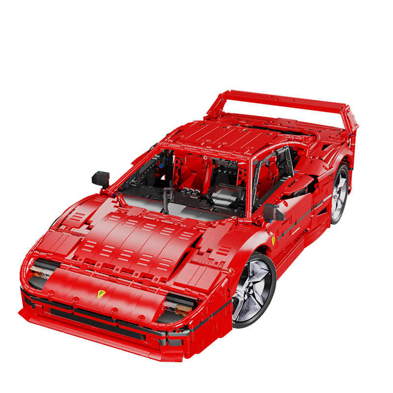 JD017 4026 Pieces Technical the F40 Red Super Car Compatible MOC-140629 Building Blocks Bricks Toys Boys Birthday Gifts 42143