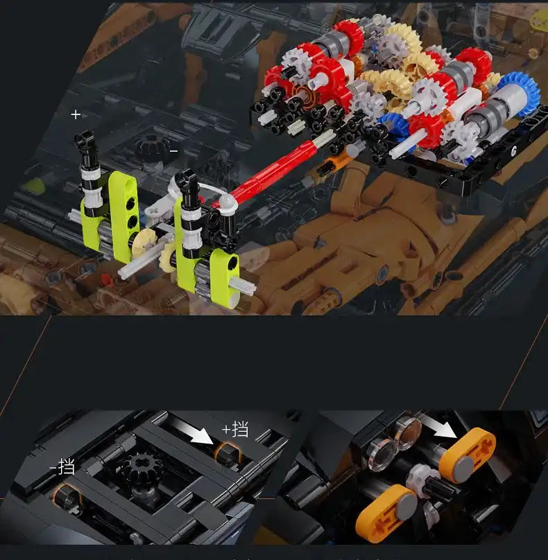 Technical Smiling Assassin Hypercar Supercar,1:10 Concept Sports Car 3617PCS Model Building Blocks Kits C61513 Gift
