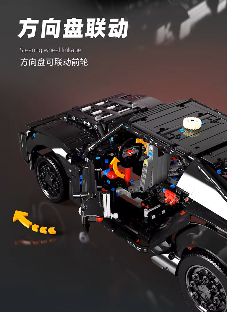 TGL T5029 Technology Batmobile Static Version High Difficulty Building Block Assembly Model Holiday Gift MOC