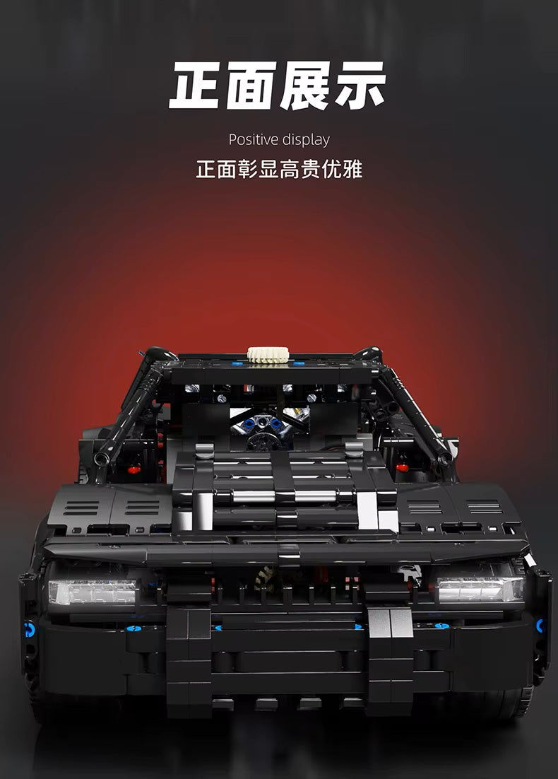 TGL T5029 Technology Batmobile Static Version High Difficulty Building Block Assembly Model Holiday Gift MOC