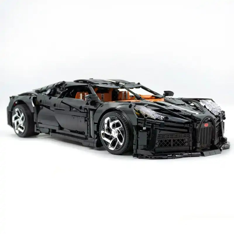 Technical MOC 13163s 4800 pieces Black Super Sports Vehicle Racing Car Hypercar Model Building Blocks Puzzle Assembly Toys Christmas Gifts