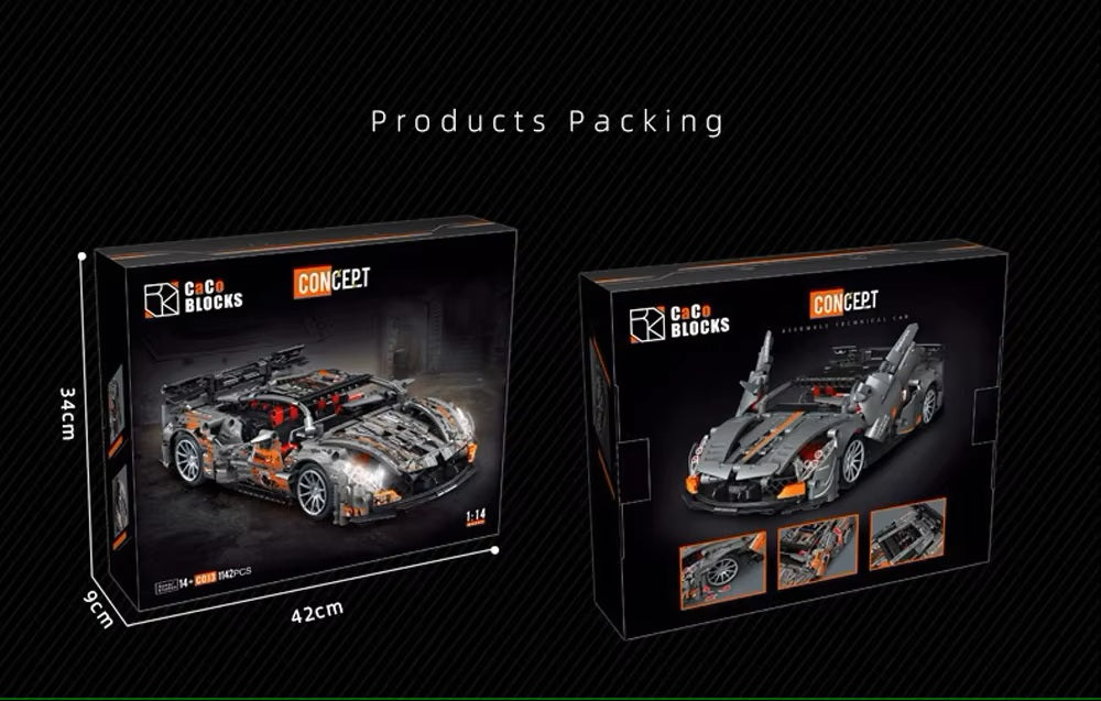2025 New Technical McLarens Supercar Race Car Model Building Kit Decor Assemble Block Bricks Toys for Kids Birthday Gift