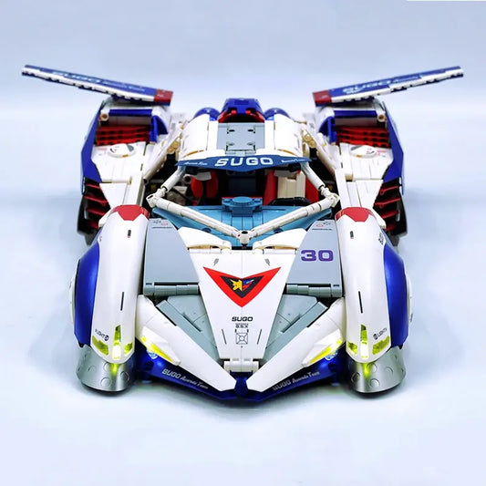 Technical Future Formula Super Sports Car Model Building Blocks Bricks DIY Puzzle Toys Birthday Christmas Gifts MOC-7001