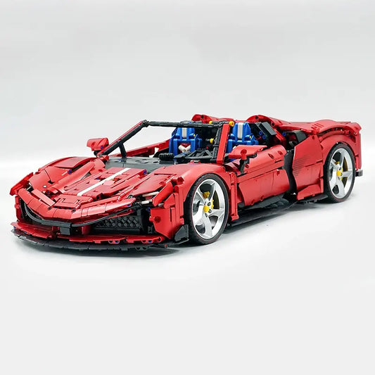 GULY 10623 Technical Speed Sports Racing Car 1:8 Model Building Blocks MOC City Racing Brick Puzzle DIY Toys Christmas Gift Kids