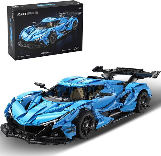 New Technical Sports Car Supercar Building Blocks Speed Vehicle Bricks Puzzle Educational Toy Christmas Gift for Kids MOC-C64003