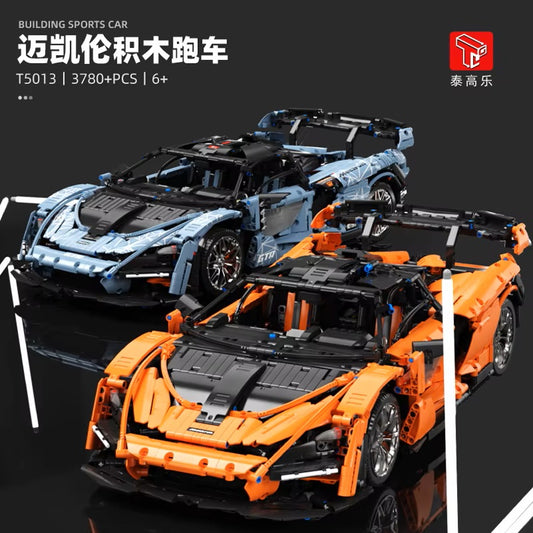TGL T5013B Technology Senna Sports Car Static Version High Difficulty Building Block Assembly Model Holiday Gift MOC