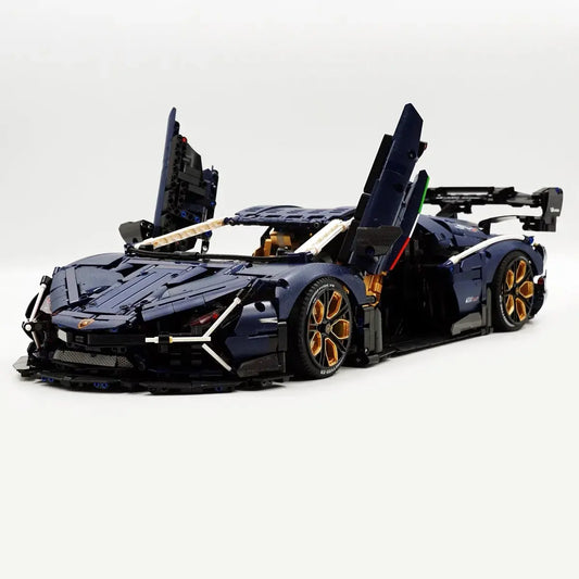 GULY 10624 Technical Super Sports Car Building Blocks Speed Vehicle Bricks Toys for Children Christmas Gifts