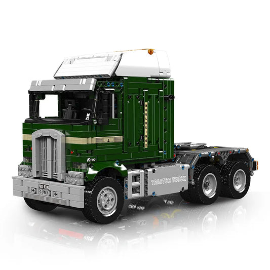 MOULD KING 13202 Plastic Assemble Kit Bricks Sets Luxury Model Car K100 Truck Yellow Building Block for Kids