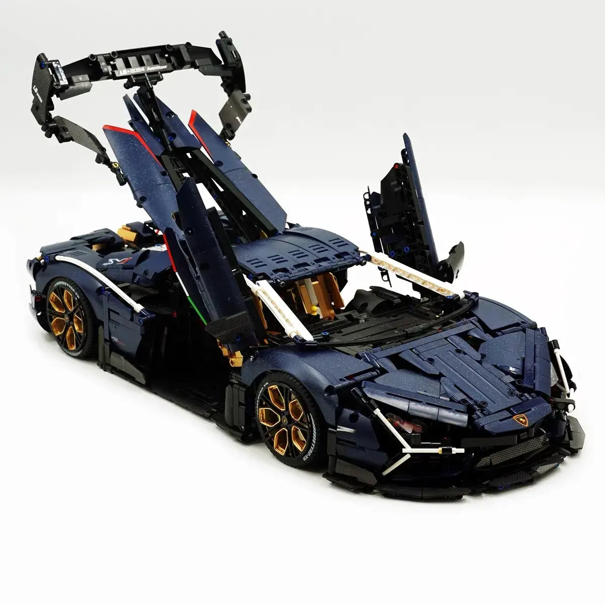GULY 10624 Technical Super Sports Car Building Blocks Speed Vehicle Bricks Toys for Children Christmas Gifts