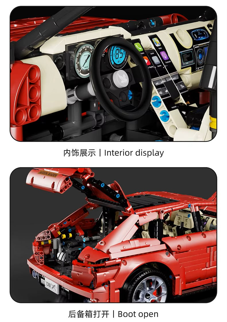 T5024 Technology Luxury SUV Static Version High Difficulty Building Block Assembly Model Holiday Gift MOC