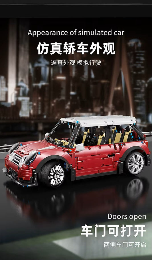 TGL T5025 Technology MINI Sedan Static Version High Difficulty Building Block Assembly Model Holiday Gift MOC