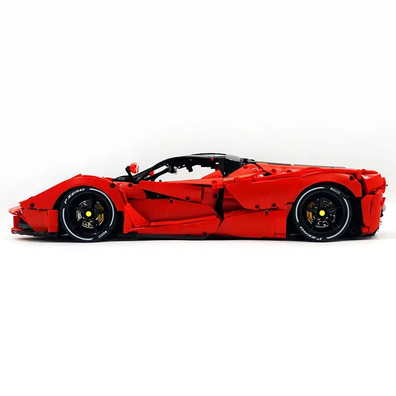 CADA C61505 Red Technical Super Sports Car Model Building Blocks Brick DIY Puzzle Toys Assembly Birthday Christmas Gifts
