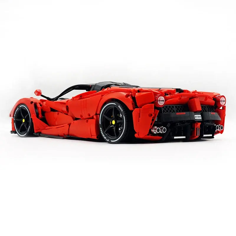 CADA C61505 Red Technical Super Sports Car Model Building Blocks Brick DIY Puzzle Toys Assembly Birthday Christmas Gifts