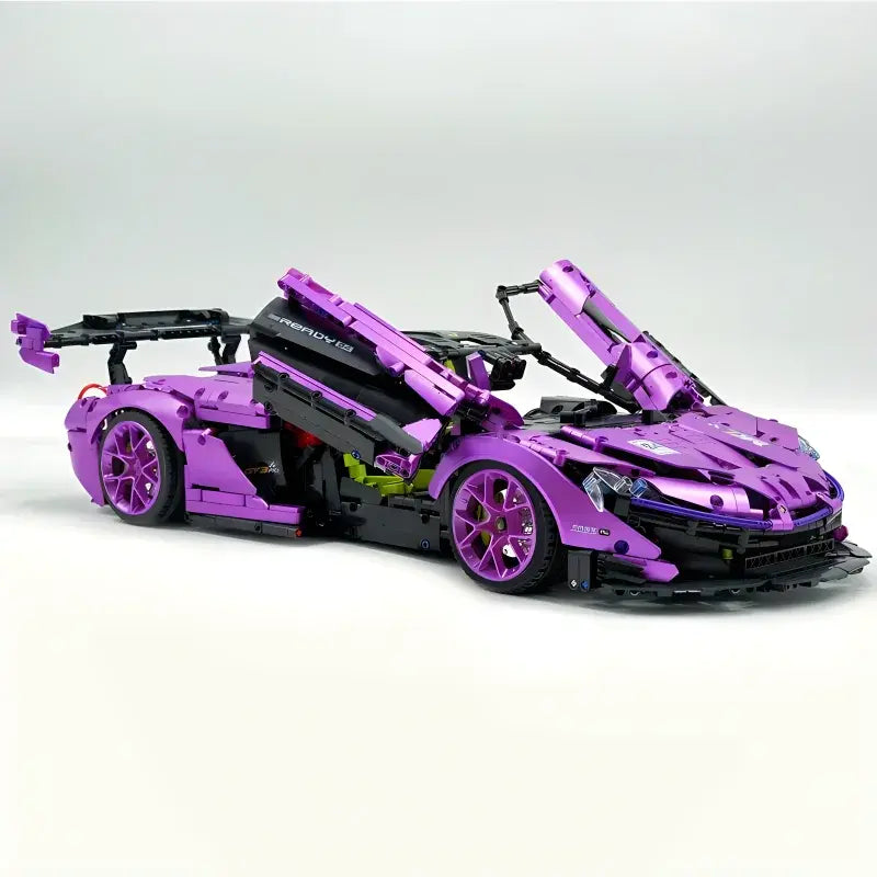 10617 Technical MOC P1 Super Racing Car Hypercar Model Building Blocks Brick Puzzle Educational Toy Christmas Gift for Kids