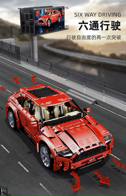 T5024 Technology Luxury SUV Static Version High Difficulty Building Block Assembly Model Holiday Gift MOC
